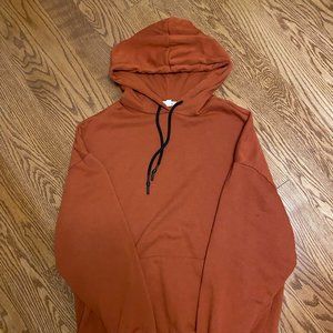 Oversized burnt orange hoodie